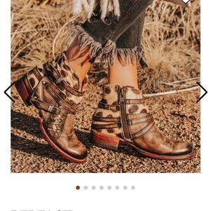 BNIB Freebird Belfast Leopard Size 8